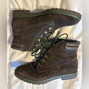 RALPH LAUREN Brown Mikelle Suede leather boots 9B